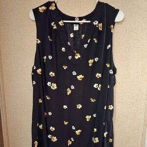 XL Old Navy Floral Midi Dress